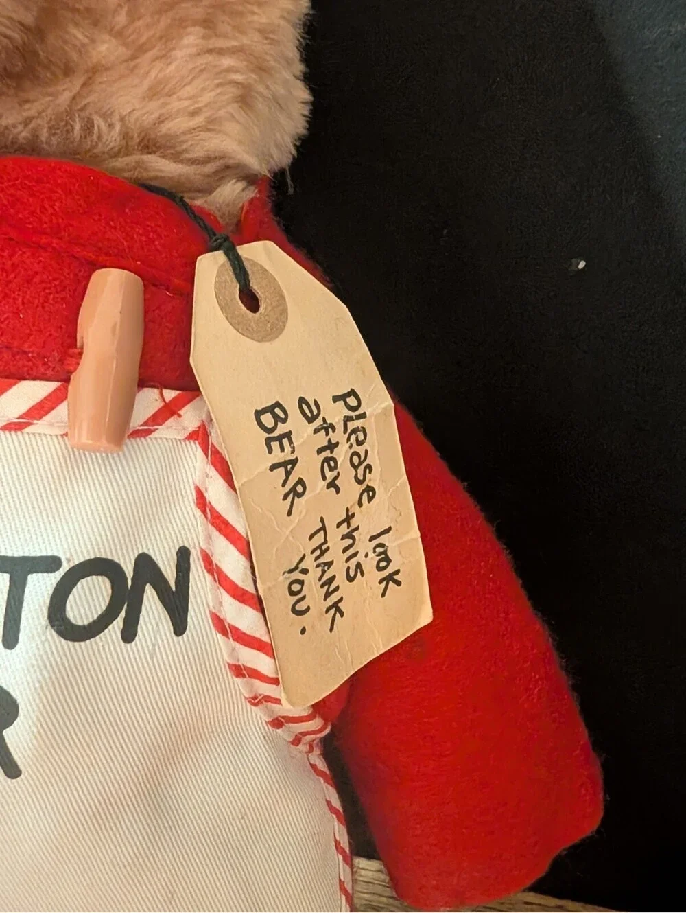 Vintage 1972 Paddington Bear Chef Plush Collectible 16